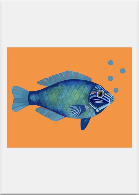 Art Print: Whimsical Fish