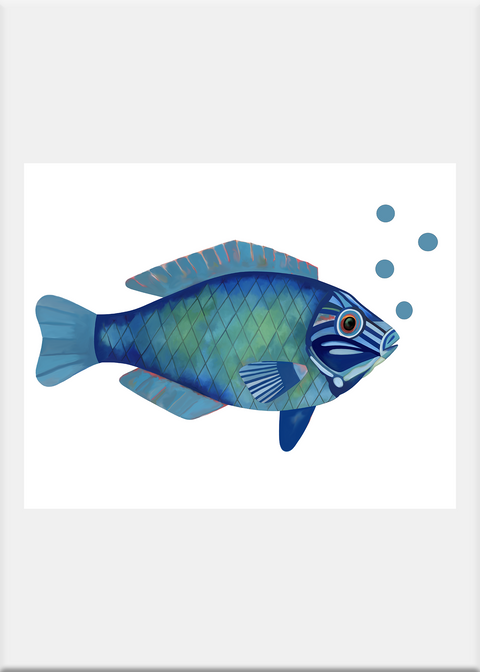 Art Print: Whimsical Fish