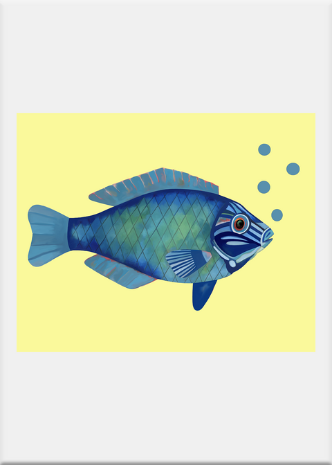 Art Print: Whimsical Fish