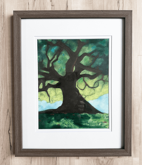 Oil Pastel: The Great Tree - Conversation Art Pieces