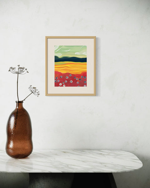 Poppies Art Print - Conversation Art Pieces