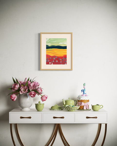 Poppies Art Print - Conversation Art Pieces