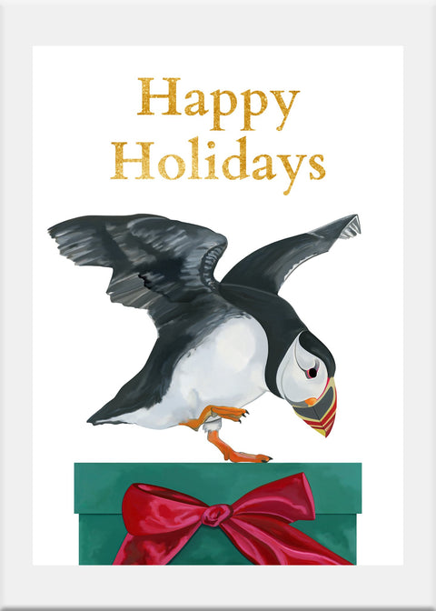Puffin Christmas Card - Conversation Art Pieces