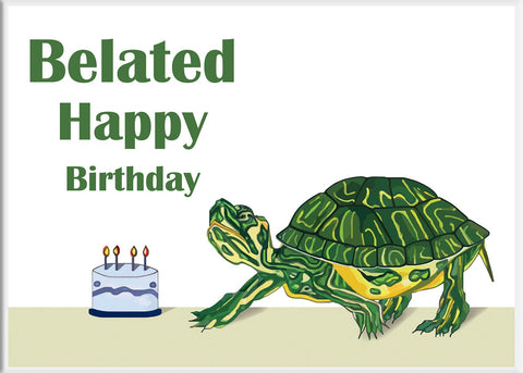 Turtle Greeting Card - Conversation Art Pieces