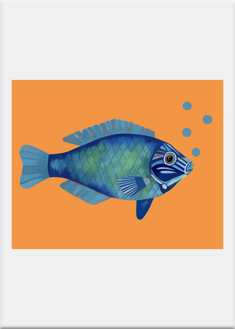 Colorful Fish Art Print