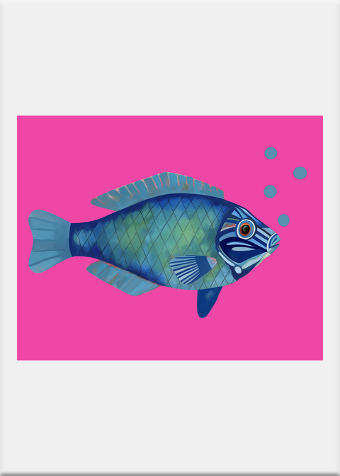 Colorful Fish Art Print