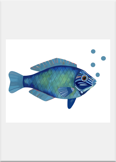 Colorful Fish Art Print