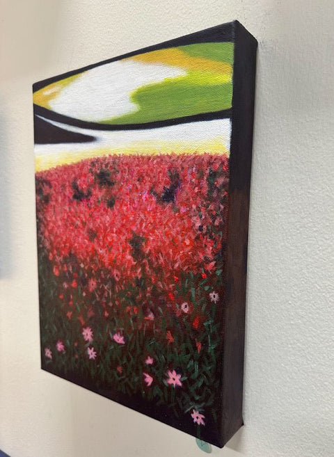 Abstract Landscape: Field of Flowers - Conversation Art Pieces