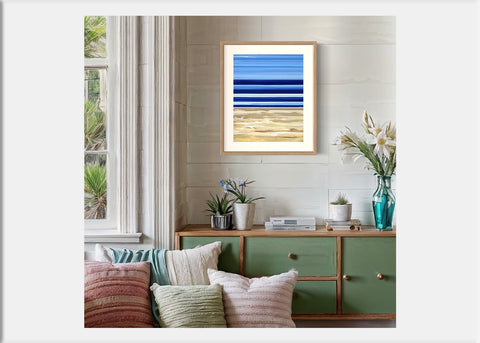 Beach Lines Art Print - Conversation Art Pieces