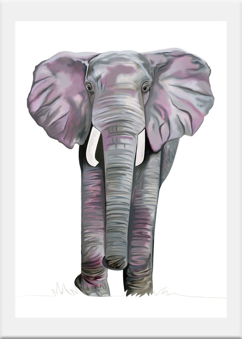 Elephant Art Print - Conversation Art Pieces