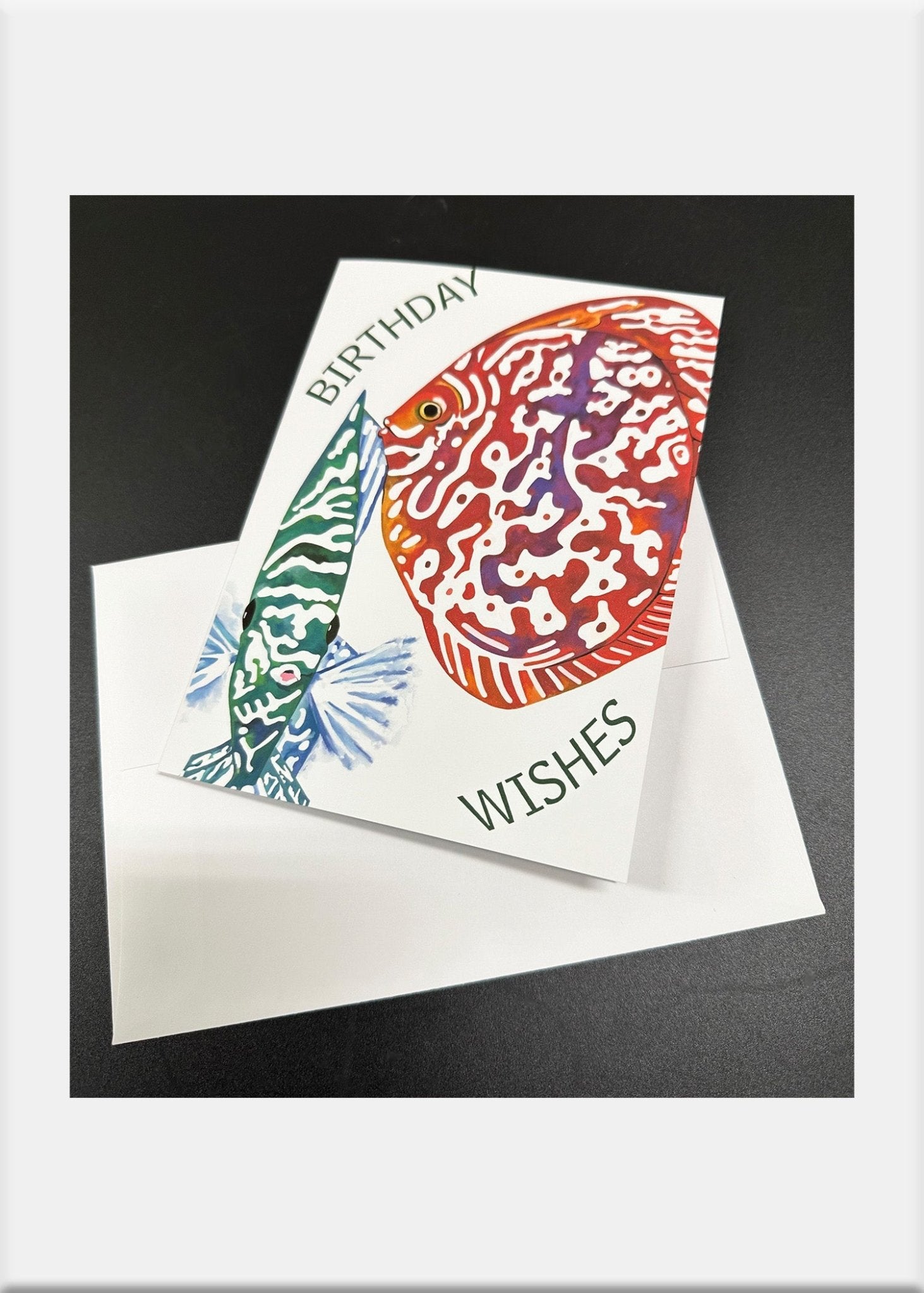 Fish Friends Greeting Card - Conversation Art Pieces