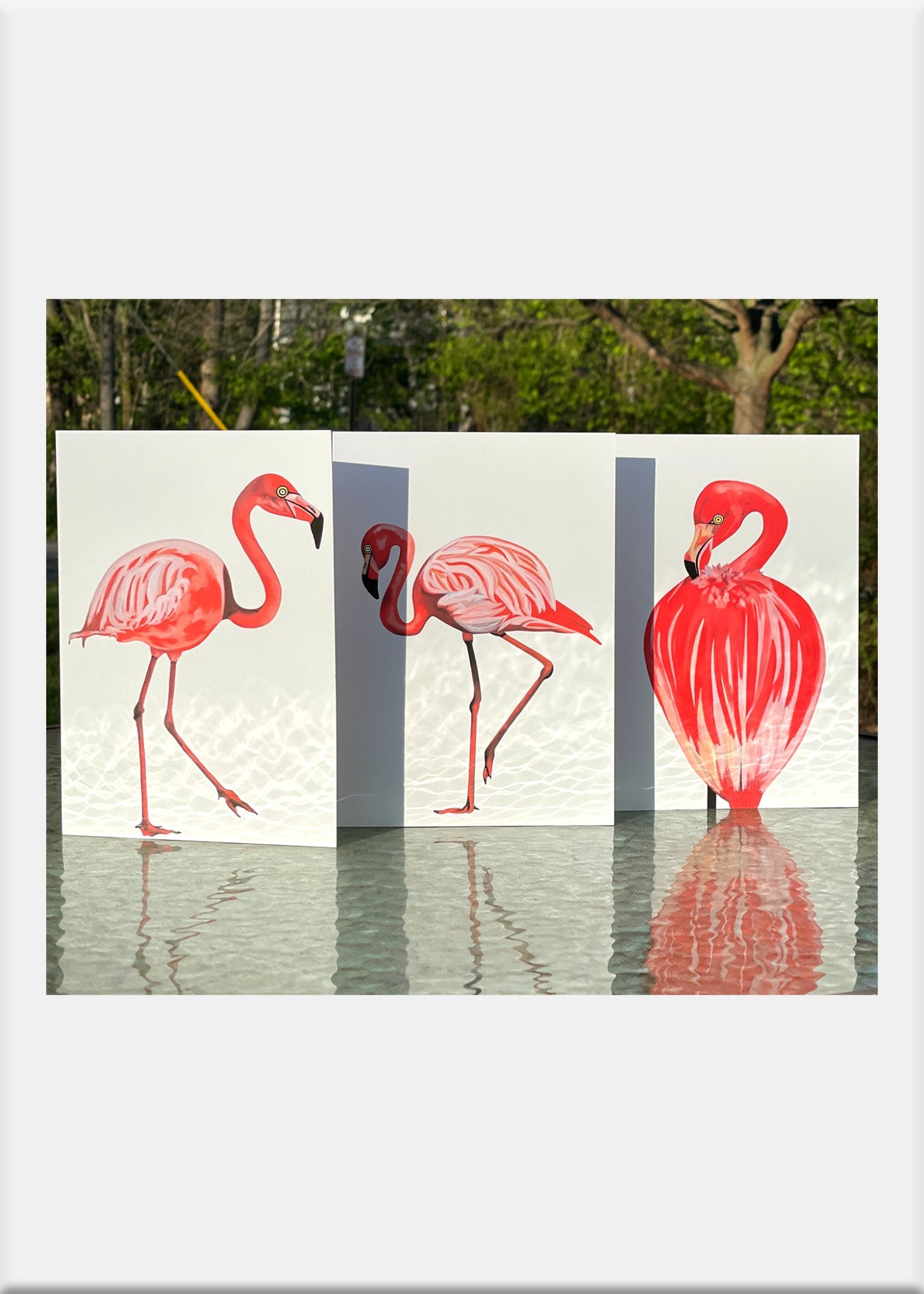 Pink Flamingo 1 - Conversation Art Pieces