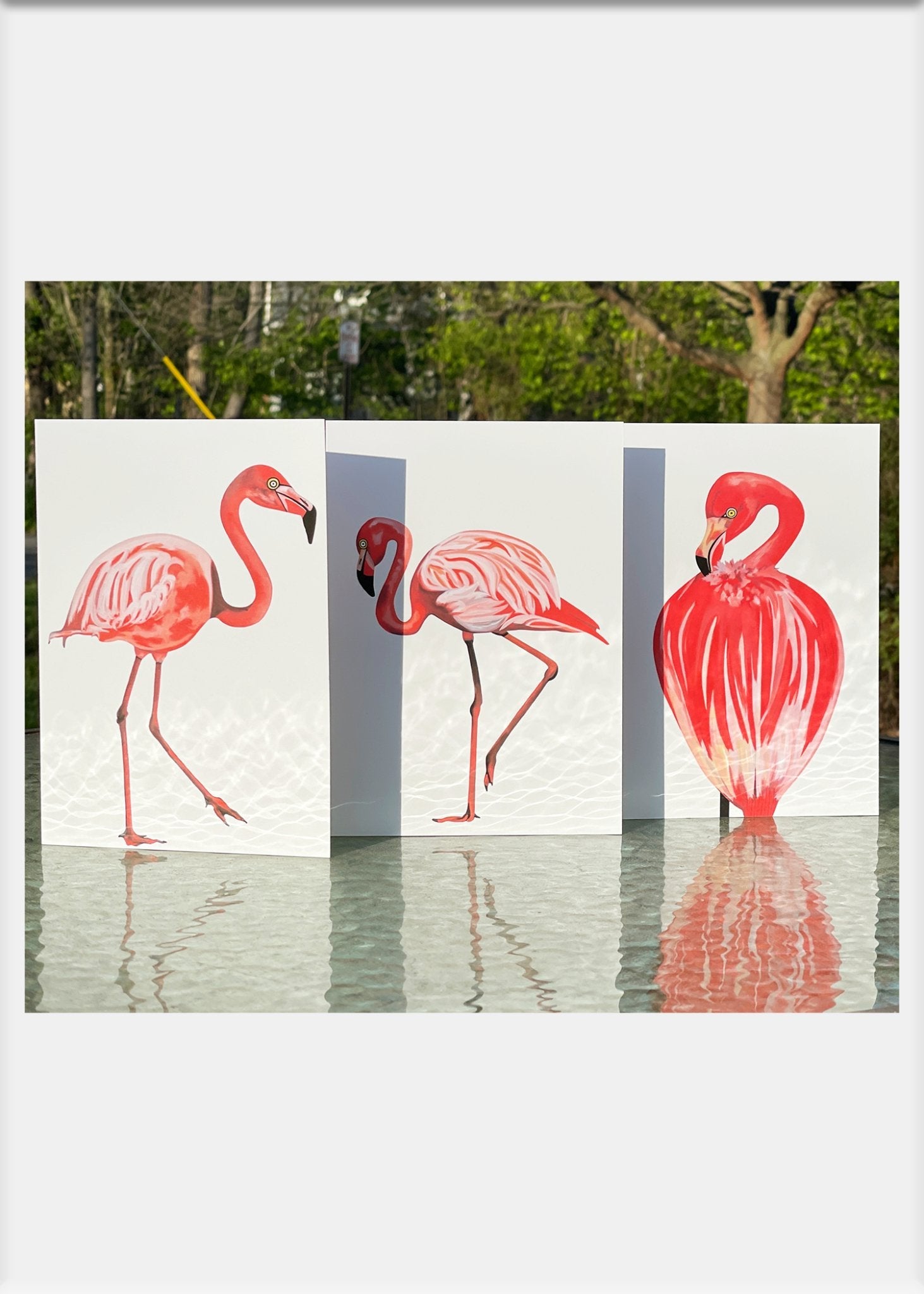 Pink Flamingo 1 - Conversation Art Pieces