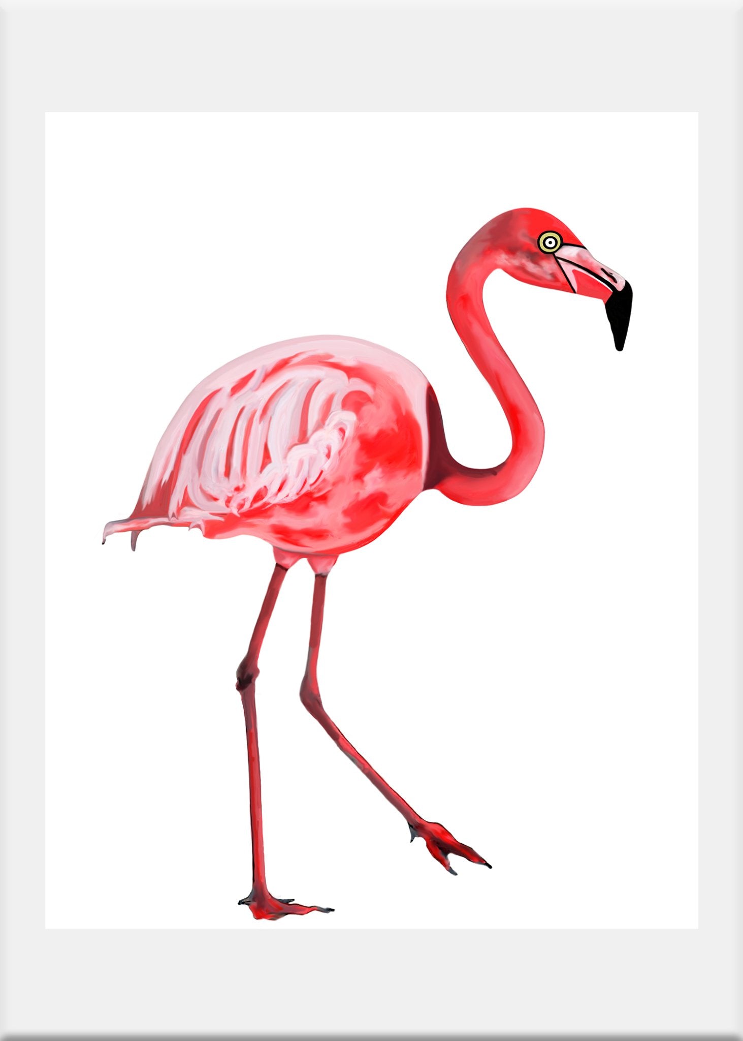 Pink Flamingo 2 - Conversation Art Pieces