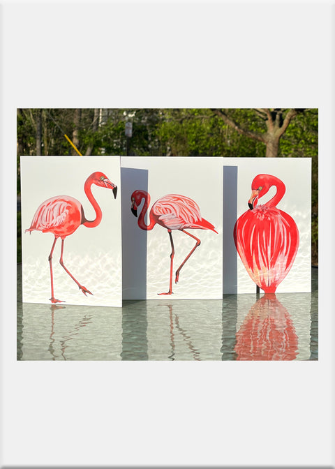 Pink Flamingo 2 - Conversation Art Pieces