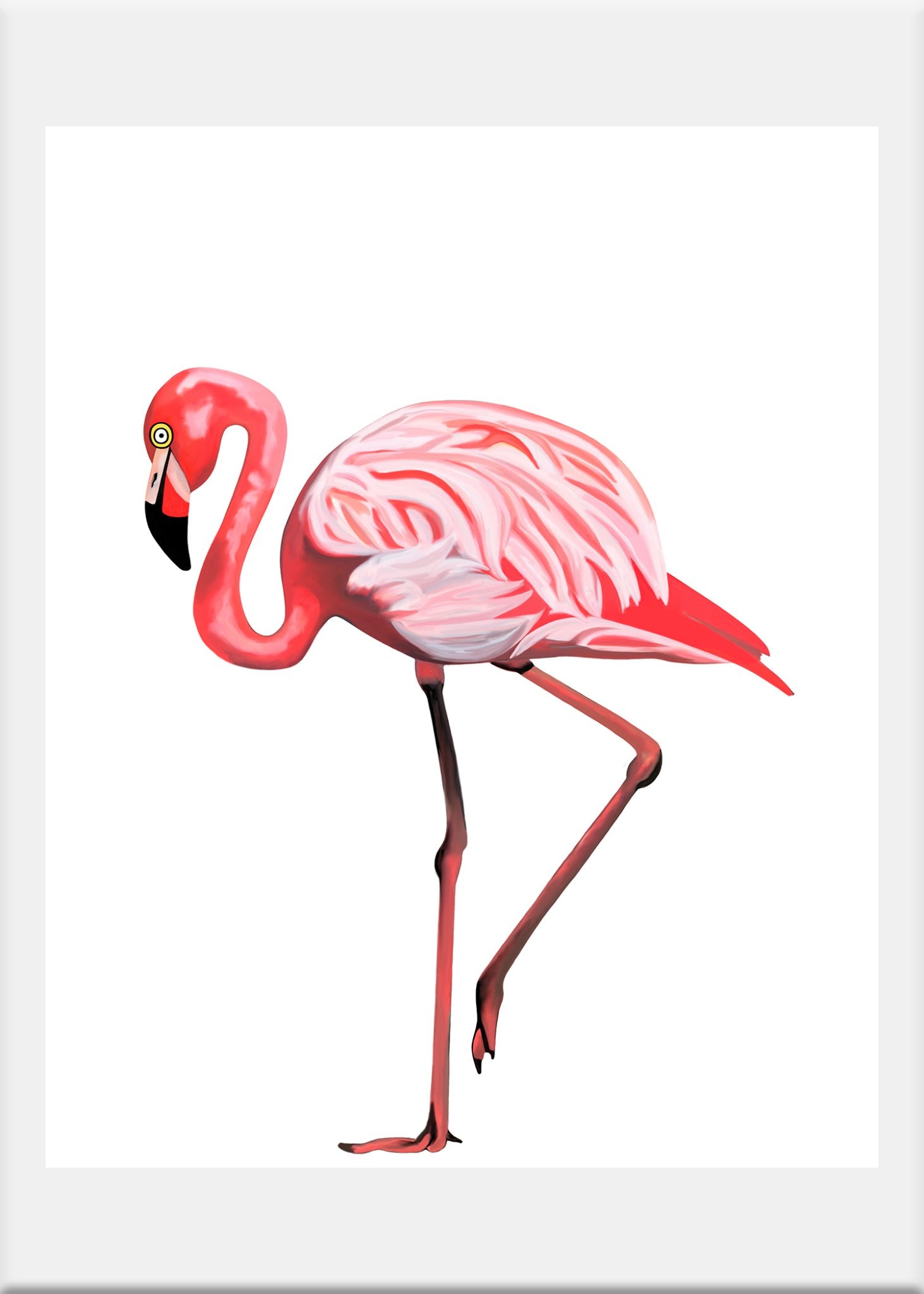 Pink Flamingo 3 - Conversation Art Pieces