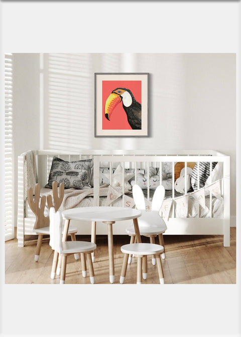 Toucan Art Print - Conversation Art Pieces