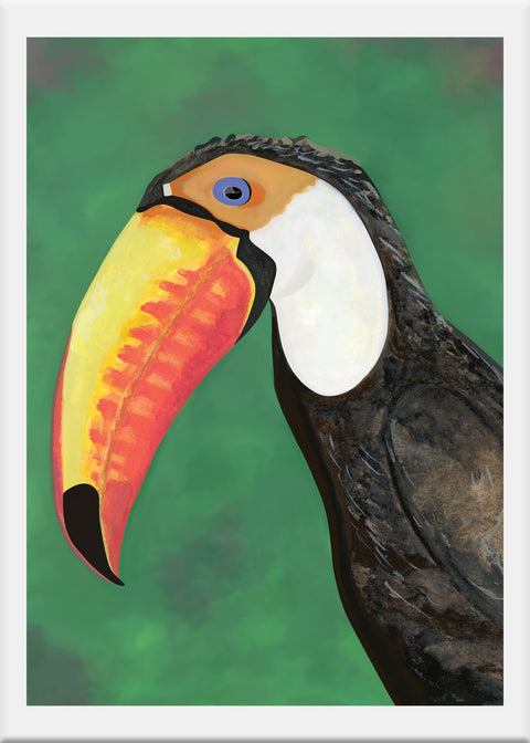 Toucan Art Print - Conversation Art Pieces