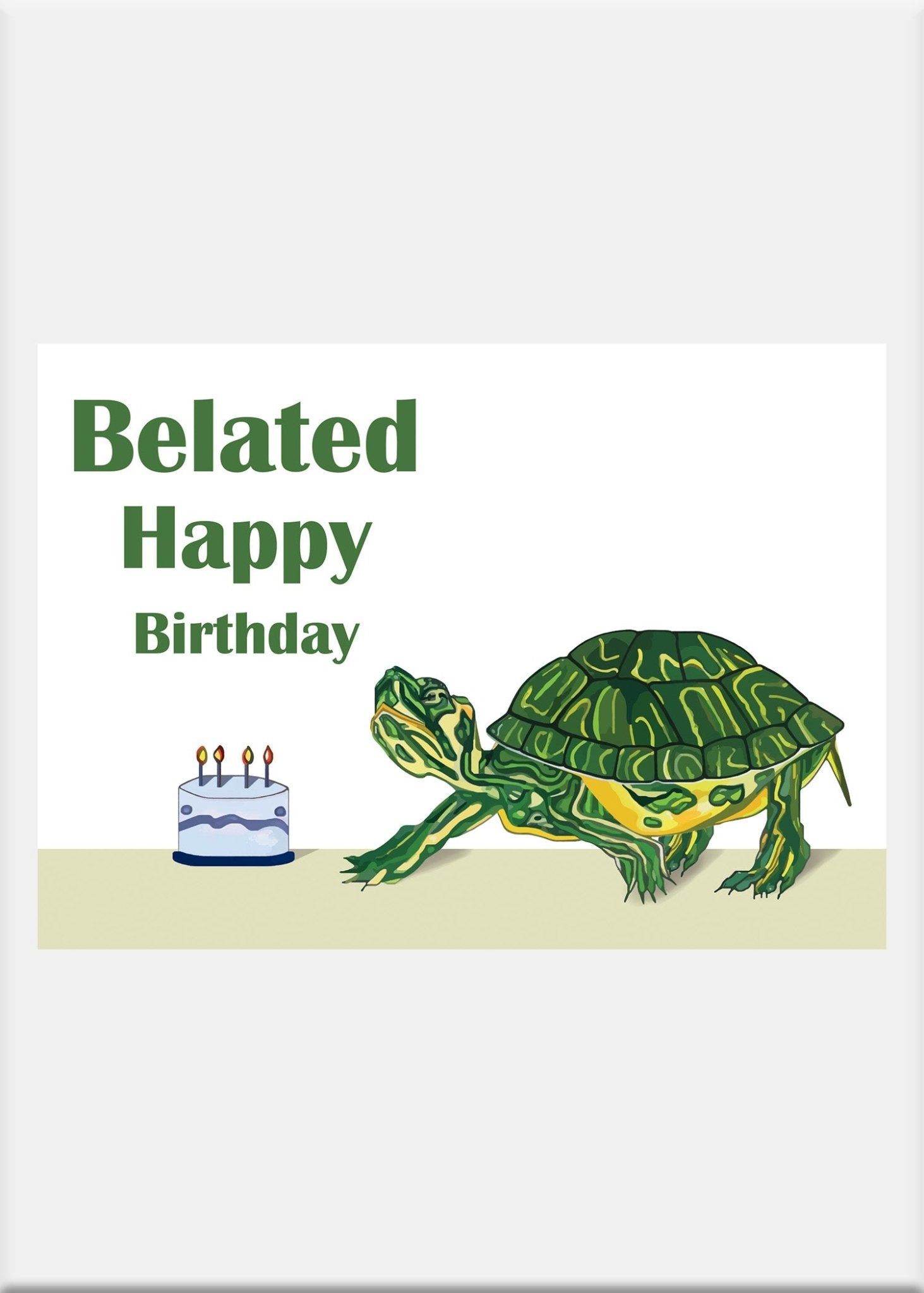 Turtle Greeting Card - Conversation Art Pieces