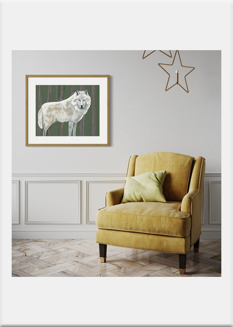 Wolf Art Print - Conversation Art Pieces